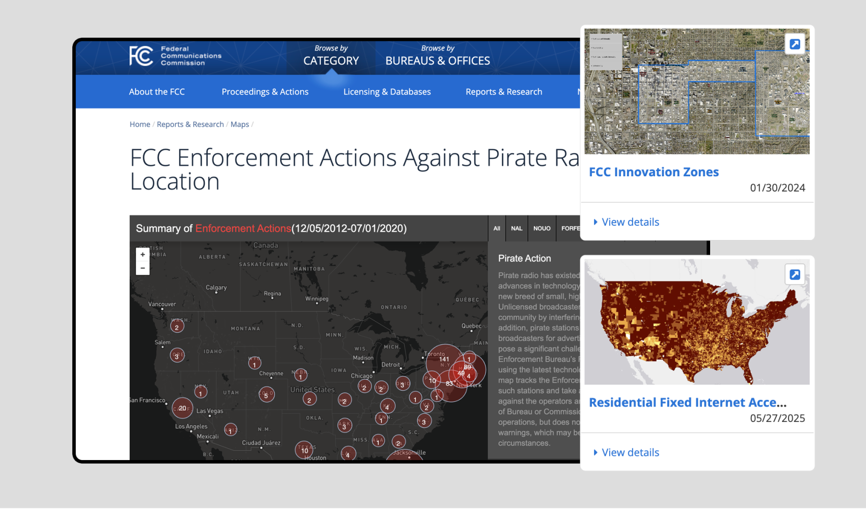 FCC data visualization maps FCC data visualization maps