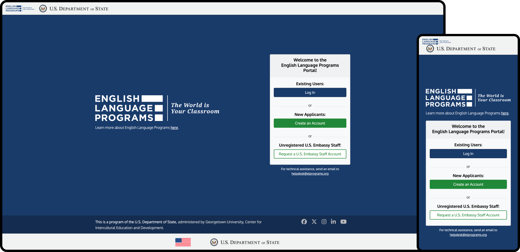 portfolio client english language program