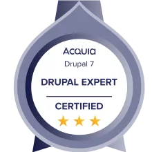 Drupal 7 Certified Expert